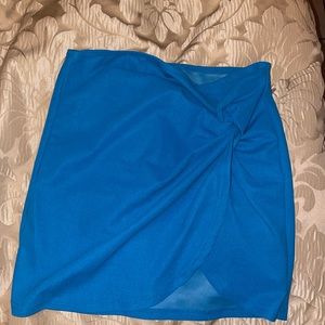 Small cute blue mini skirt